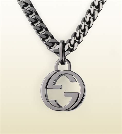 gucci logo necklace|gucci interlocking g pendant necklace.